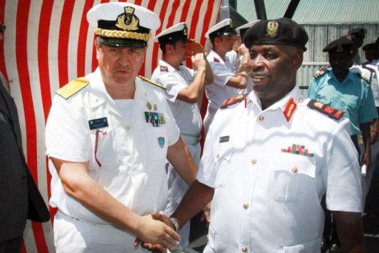 Nave San Marco a Dar Es Salaam: training congiunto con la Marina tanzana