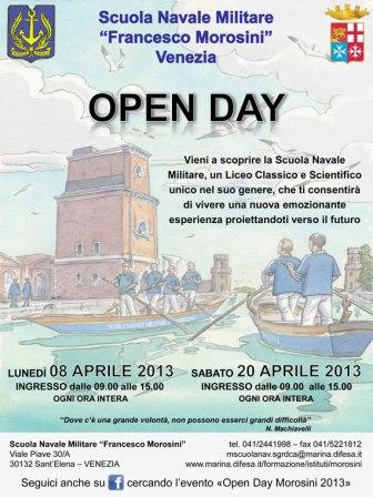 Open Day 2013: ‘Porte aperte’ al Morosini