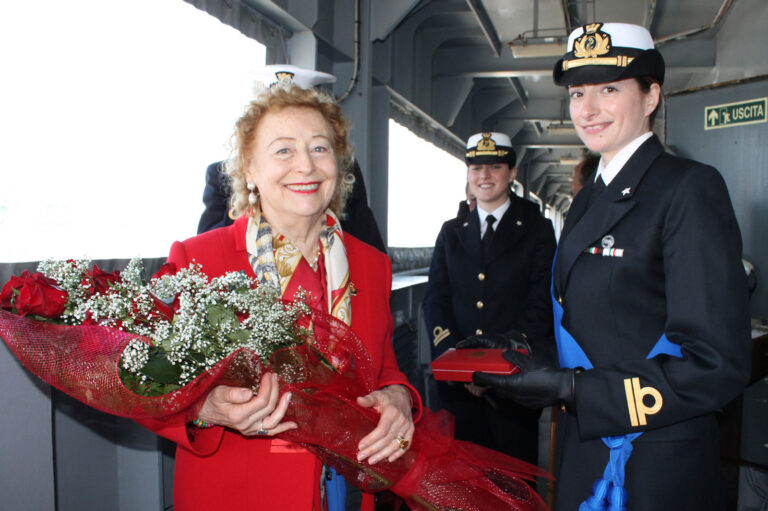 10° Anniversario Nave Elettra: La principessa Elettra Marconi a bordo