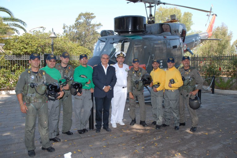 La Marina Militare cede al Museo della Piazzaforte di Augusta un elicottero AB 212