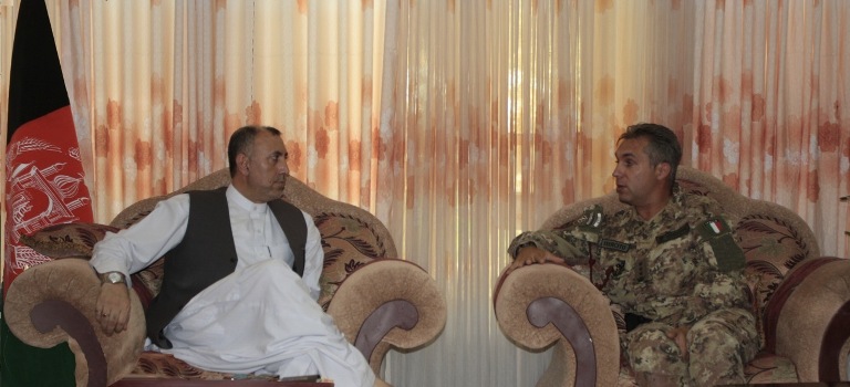 Afghanistan: il comandante della TSU-S incontra il governatore di Farah