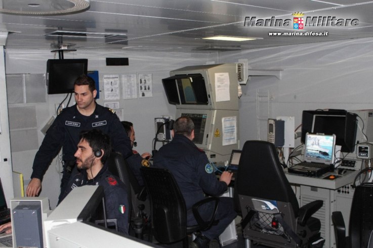 Electronic warfare trials 2014 a bordo di nave Doria --