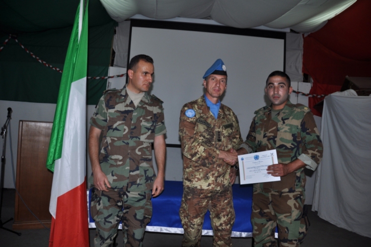 Addestramento congiunto dei caschi blu italiani con le Forze Armate libanesi
