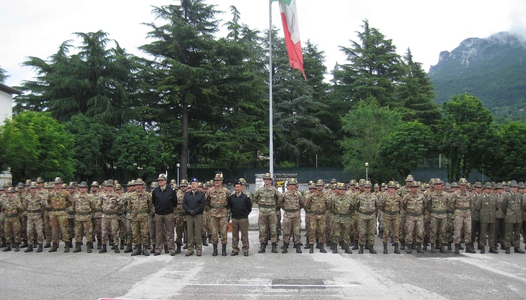 Il Generale Bernardini visita i Reparti di Supporto al Combattimento del Trentino Alto Adige
