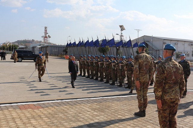 L’Ambasciatore d’Italia in Libano in visita ai Militari Italiani