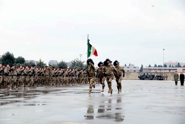 Cerimonia di saluto alla Brigata “Pinerolo” al rientro dalla missione in Afghanistan