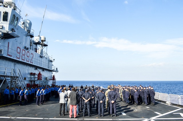 Nave San Giorgio, termina fase addestrativa a favore della Marina e della Guardia costiera libiche