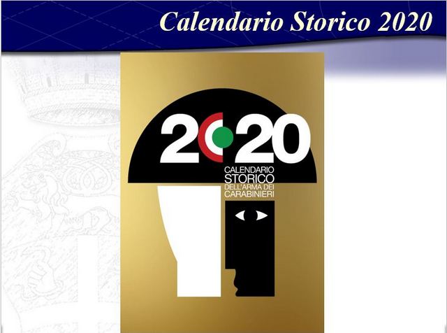 I CARABINIERI PRESENTANO IL CALENDARIO STORICO E L’AGENDA STORICA 2020