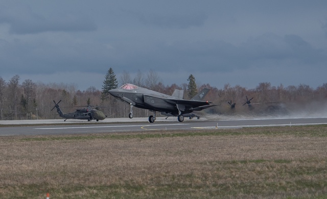 ESTONIA: PRIMO SCRAMBLE PER LA MISSIONE ITALIANA CON GLI F-35